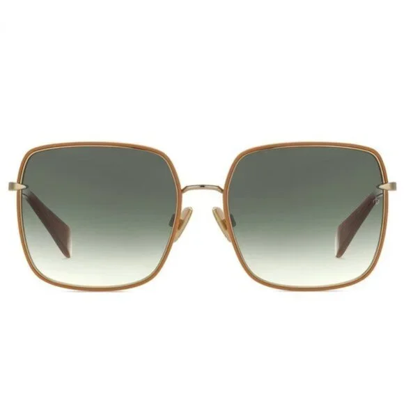 NWOT Rag & Bone brown frame & gold temple w/ greenish smoke 